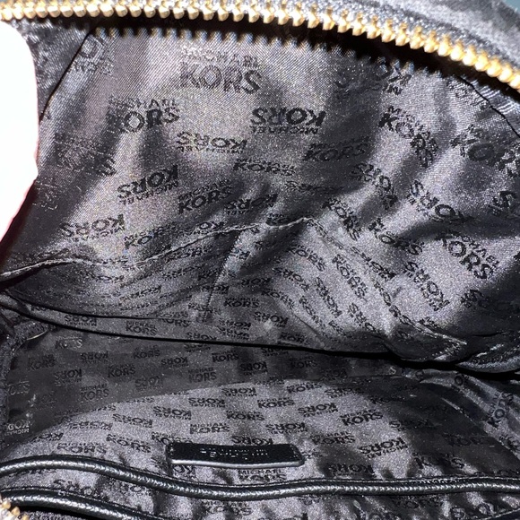 Michael Kors Monogram Black Backpack